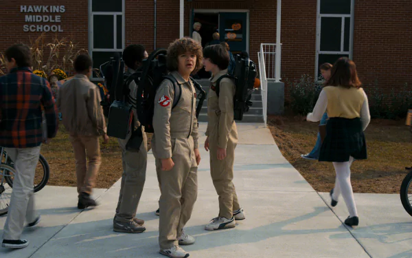 Stranger Things - Season 2 Lucas Sinclair Caleb McLaughlin Dustin Henderson Gaten Matarazzo Mike Wheeler Finn Wolfhard TV Show Stranger Things HD Desktop Wallpaper | Background Image