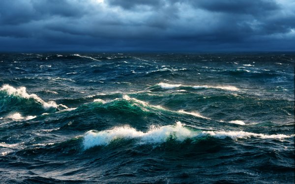 Earth Ocean Sea Wave Horizon HD Wallpaper | Background Image