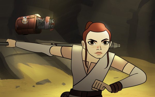 TV Show Star Wars: Forces of Destiny Rey HD Wallpaper | Background Image