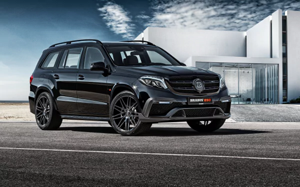 SUV black car car Mercedes-Benz vehicle Mercedes-Benz GL-Class HD Desktop Wallpaper | Background Image