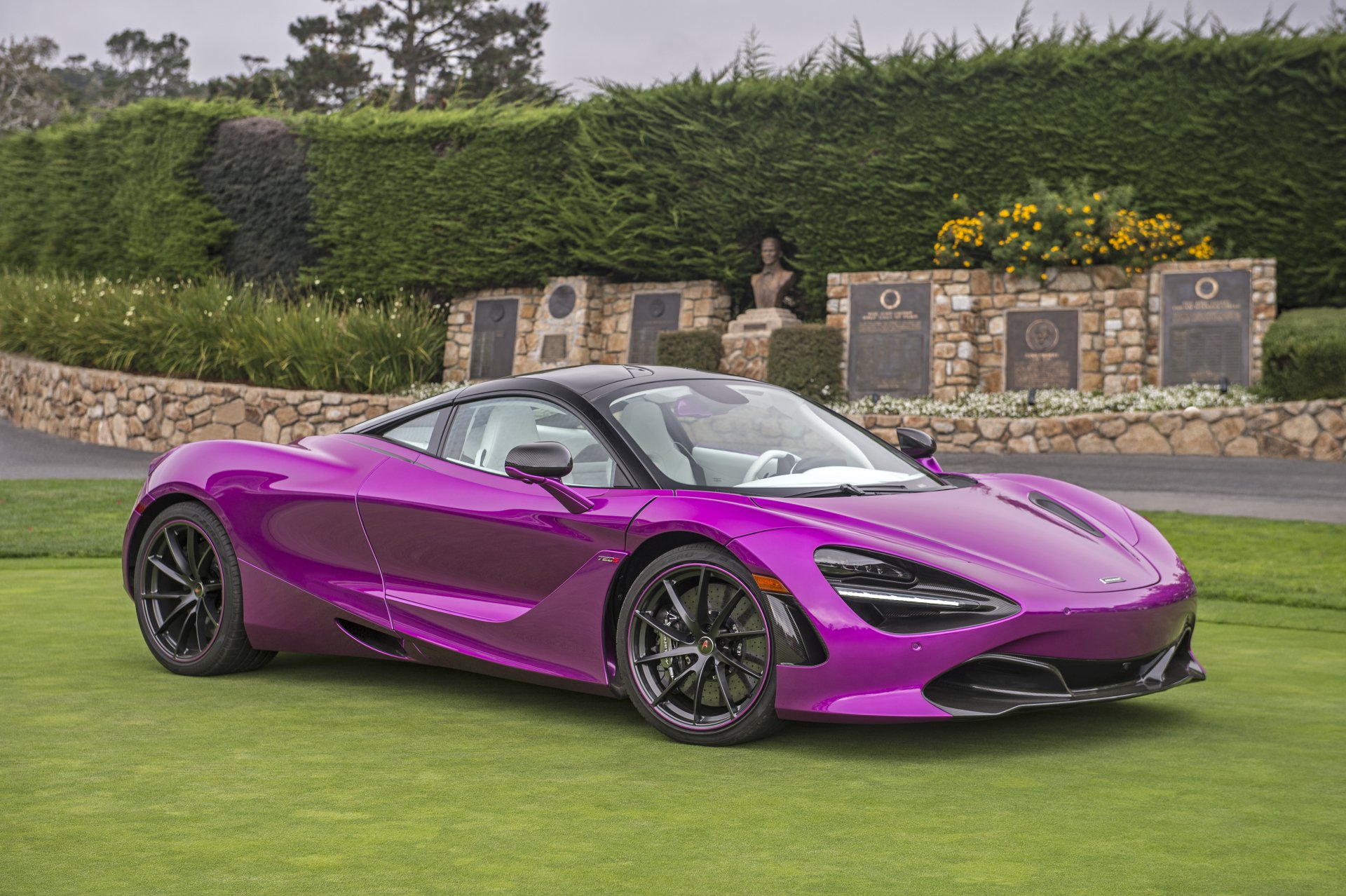 Download Car Purple Car McLaren Vehicle McLaren 720S 4k Ultra HD Wallpaper