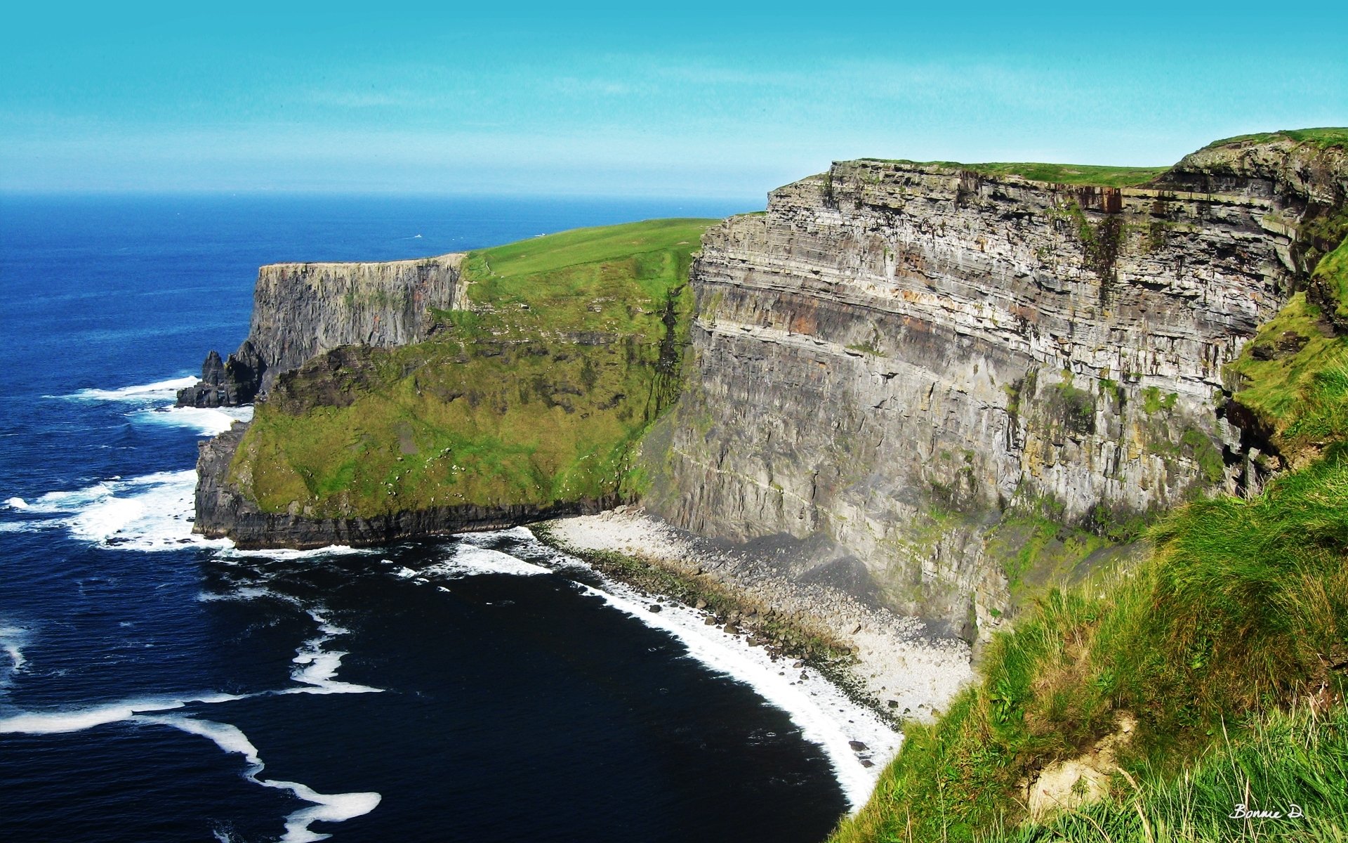 Cliffs Of Moher In Ireland Fond D Ecran Hd Arriere Plan 19x10 Wallpaper Abyss