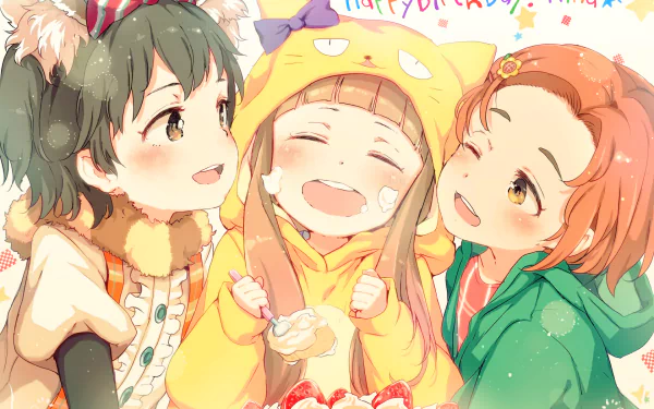 Kaoru Ryuzaki Nina Ichihara Miria Akagi Anime The iDOLM@STER Cinderella Girls HD Desktop Wallpaper | Background Image