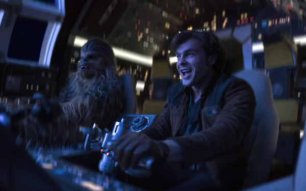 Han Solo Chewbacca Alden Ehrenreich movie Solo: A Star Wars Story HD Desktop Wallpaper | Background Image