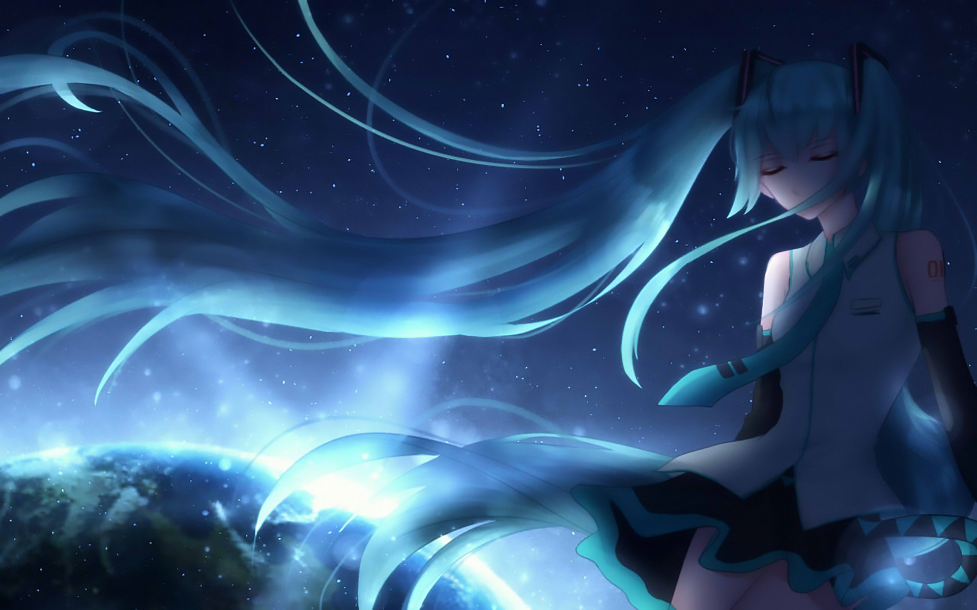 Download Hatsune Miku Anime Vocaloid HD Wallpaper by CZY