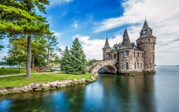 Man Made Boldt Castle Castles United States Heart Island Castle New York USA HD Wallpaper | Background Image