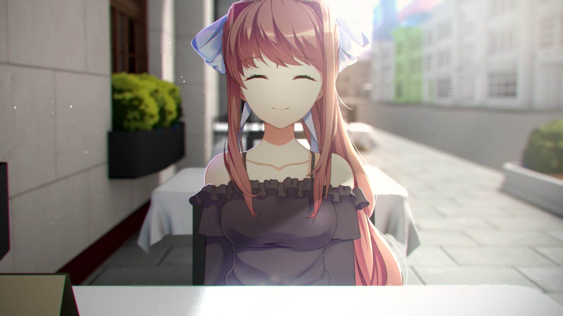 Download Monika (Doki Doki Literature Club!) wallpapers for mobile phone,  free Monika (Doki Doki Literature Club!) HD pictures