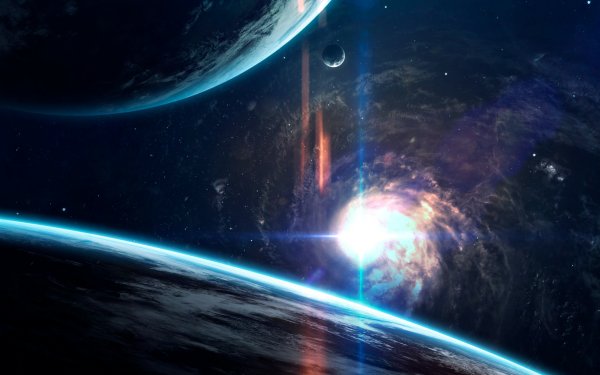 Sci Fi Planetscape Space Star HD Wallpaper | Background Image