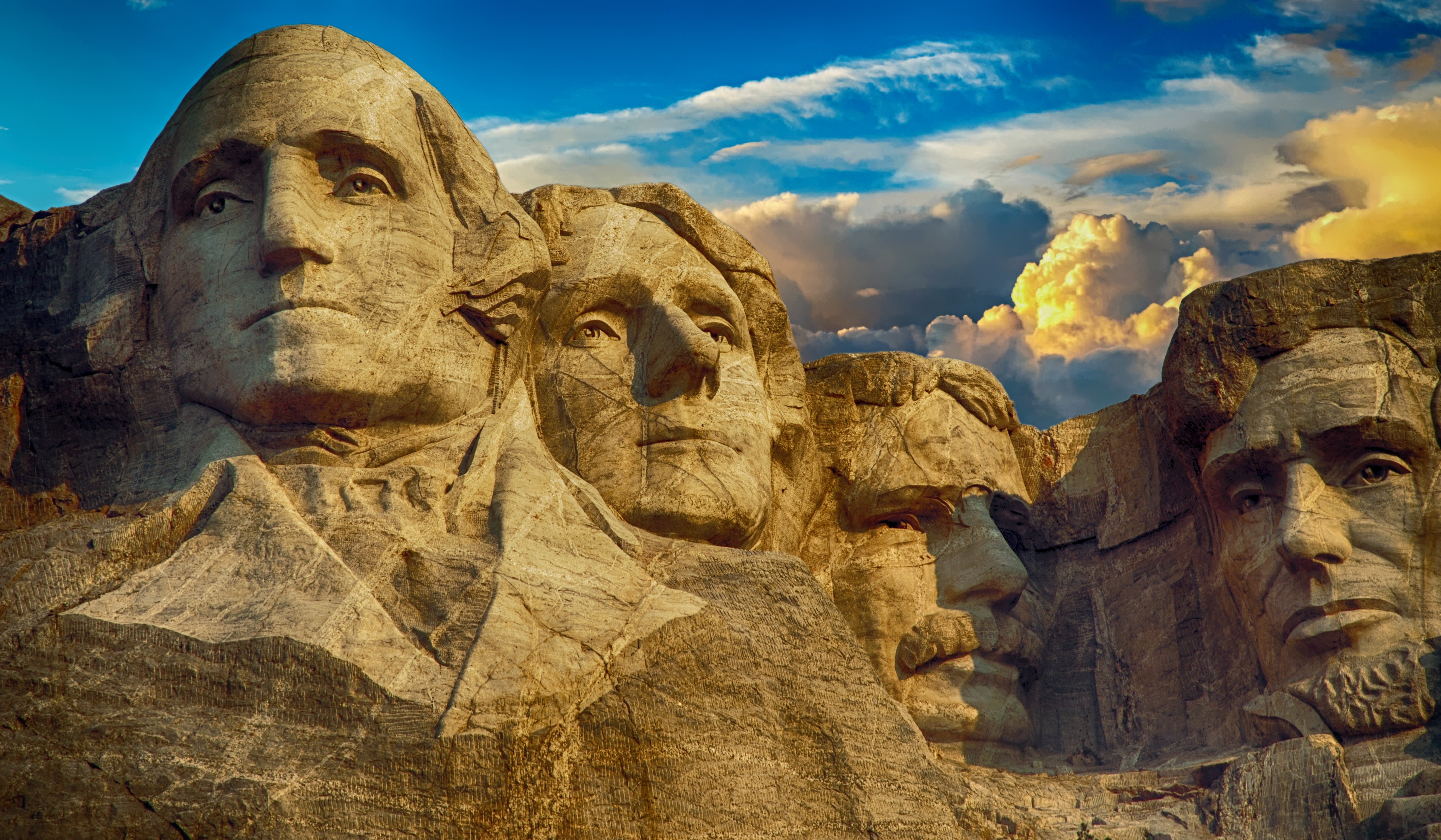 Mount Rushmore National Memorial, South Dakota, USA by Pete Linforth