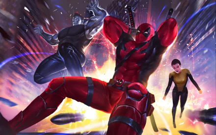 Negasonic Teenage Warhead Colossus Comic Deadpool HD Desktop Wallpaper | Background Image