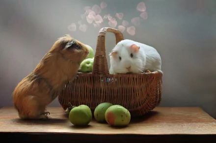 rodent basket Animal guinea pig HD Desktop Wallpaper | Background Image
