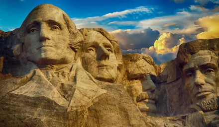  Mount Rushmore National Memorial, South Dakota, USA by Pete Linforth