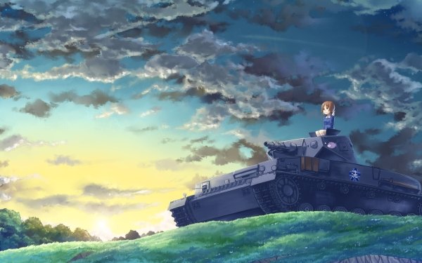 Anime Girls und Panzer Miho Nishizumi HD Wallpaper | Background Image