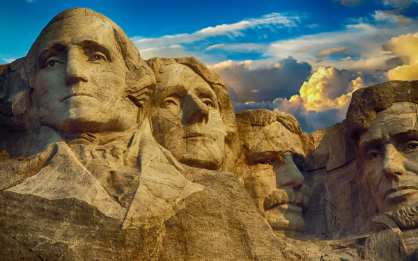  Mount Rushmore National Memorial, South Dakota, USA by Pete Linforth