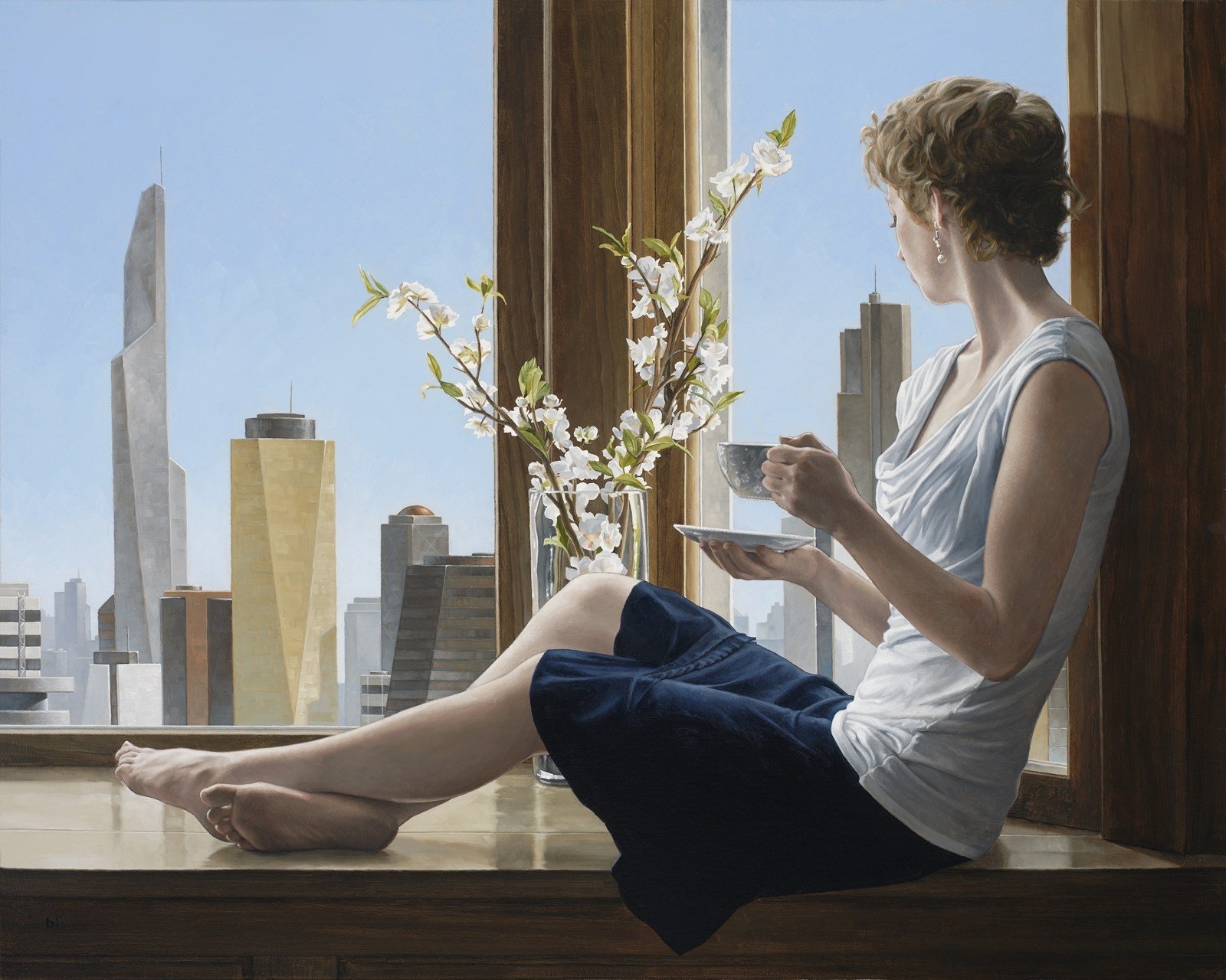 Download Short Hair Woman Artistic Wallpaper by Bryan Larsen