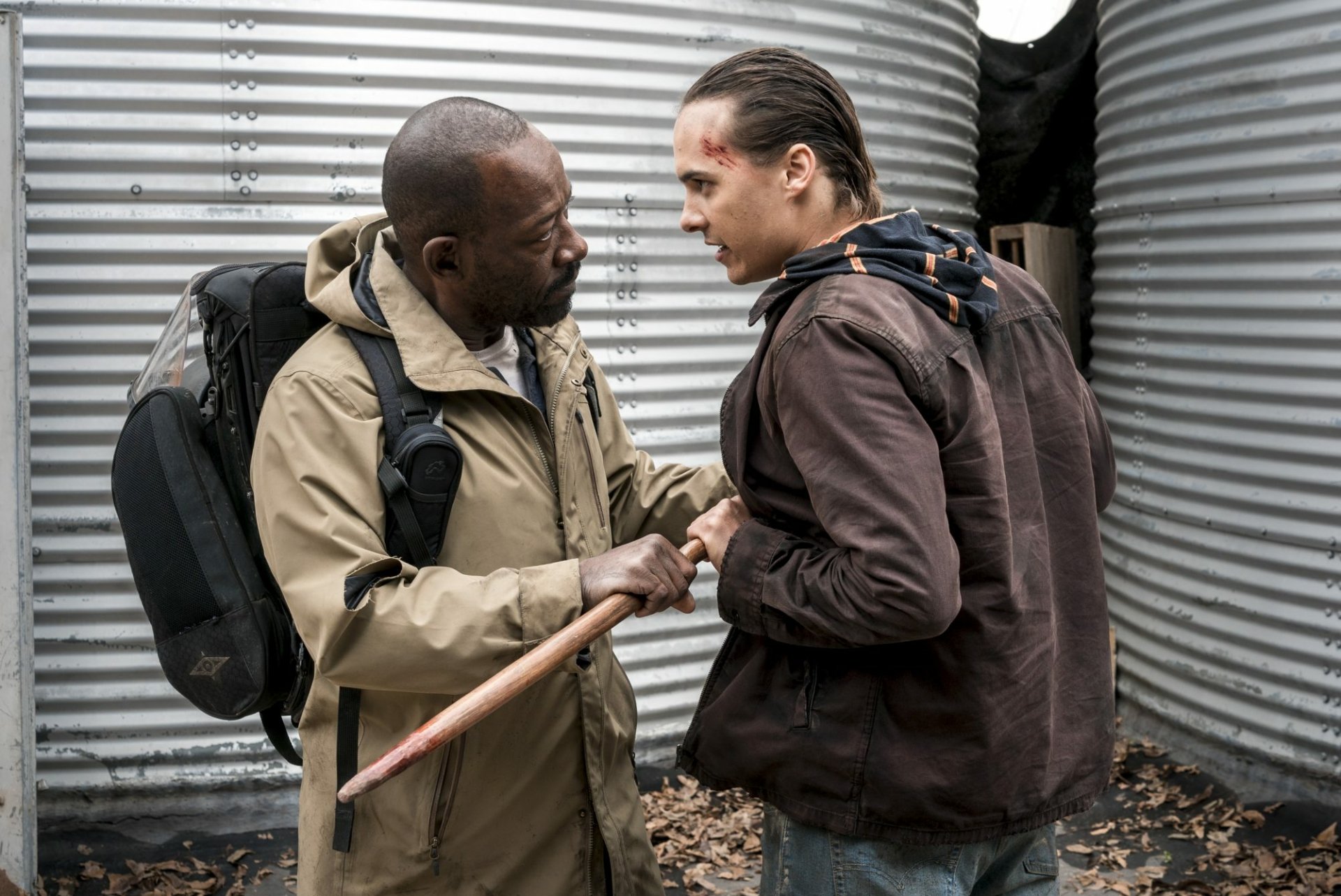 Download Lennie James Morgan Jones Frank Dillane Nick Clark TV Show Fear The Walking Dead HD Wallpaper