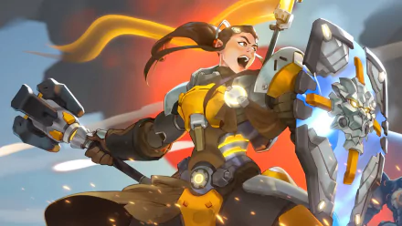 Brigitte (Overwatch) video game Overwatch HD Desktop Wallpaper | Background Image