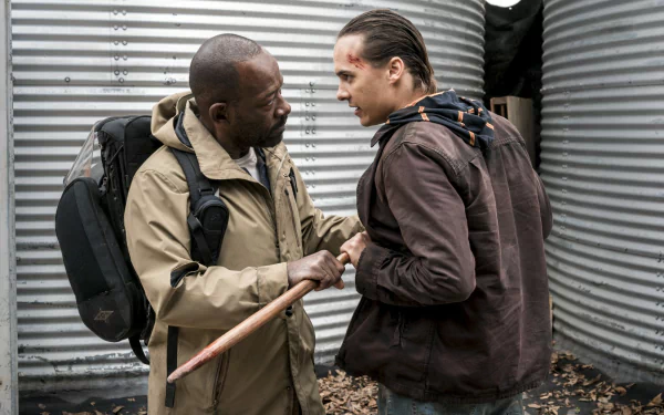 Lennie James Morgan Jones Frank Dillane Nick Clark TV Show Fear the Walking Dead HD Desktop Wallpaper | Background Image