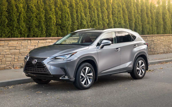 silver car SUV car Lexus vehicle Lexus NX HD Desktop Wallpaper | Background Image