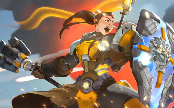 Brigitte (Overwatch) video game Overwatch HD Desktop Wallpaper | Background Image
