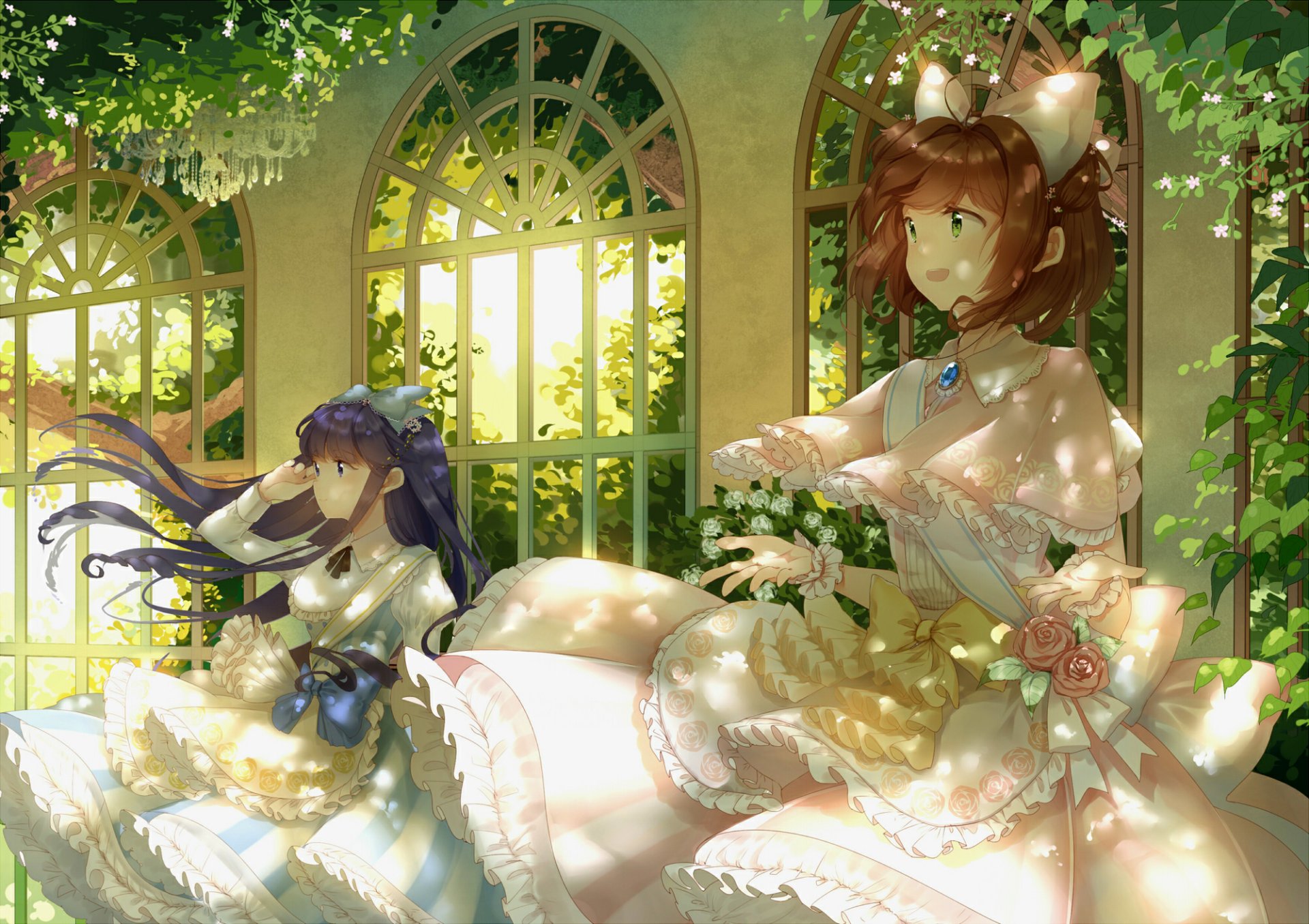Download Tomoyo Daidouji Sakura Kinomoto Anime Cardcaptor Sakura HD Wallpaper by 3000小纯