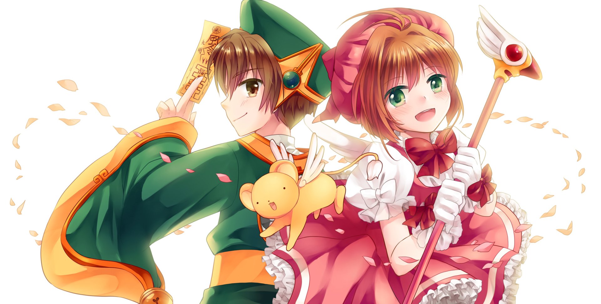 Download Syaoran Li Sakura Kinomoto Anime Cardcaptor Sakura Wallpaper by にゃん