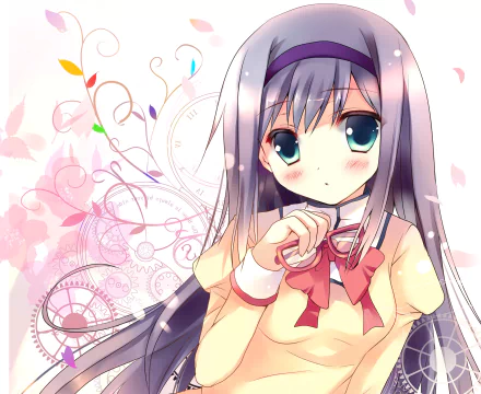 Homura Akemi Anime Puella Magi Madoka Magica HD Desktop Wallpaper | Background Image