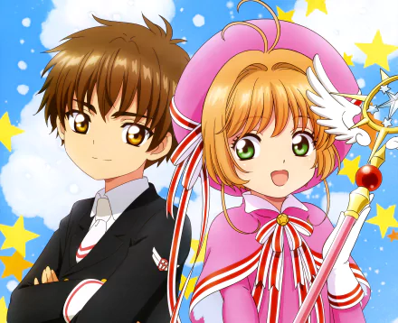 Syaoran Li Sakura Kinomoto Anime Cardcaptor Sakura HD Desktop Wallpaper | Background Image