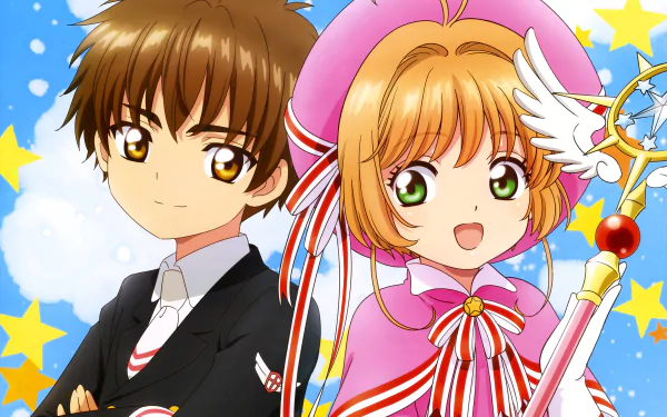 Syaoran Li Sakura Kinomoto Anime Cardcaptor Sakura HD Desktop Wallpaper | Background Image