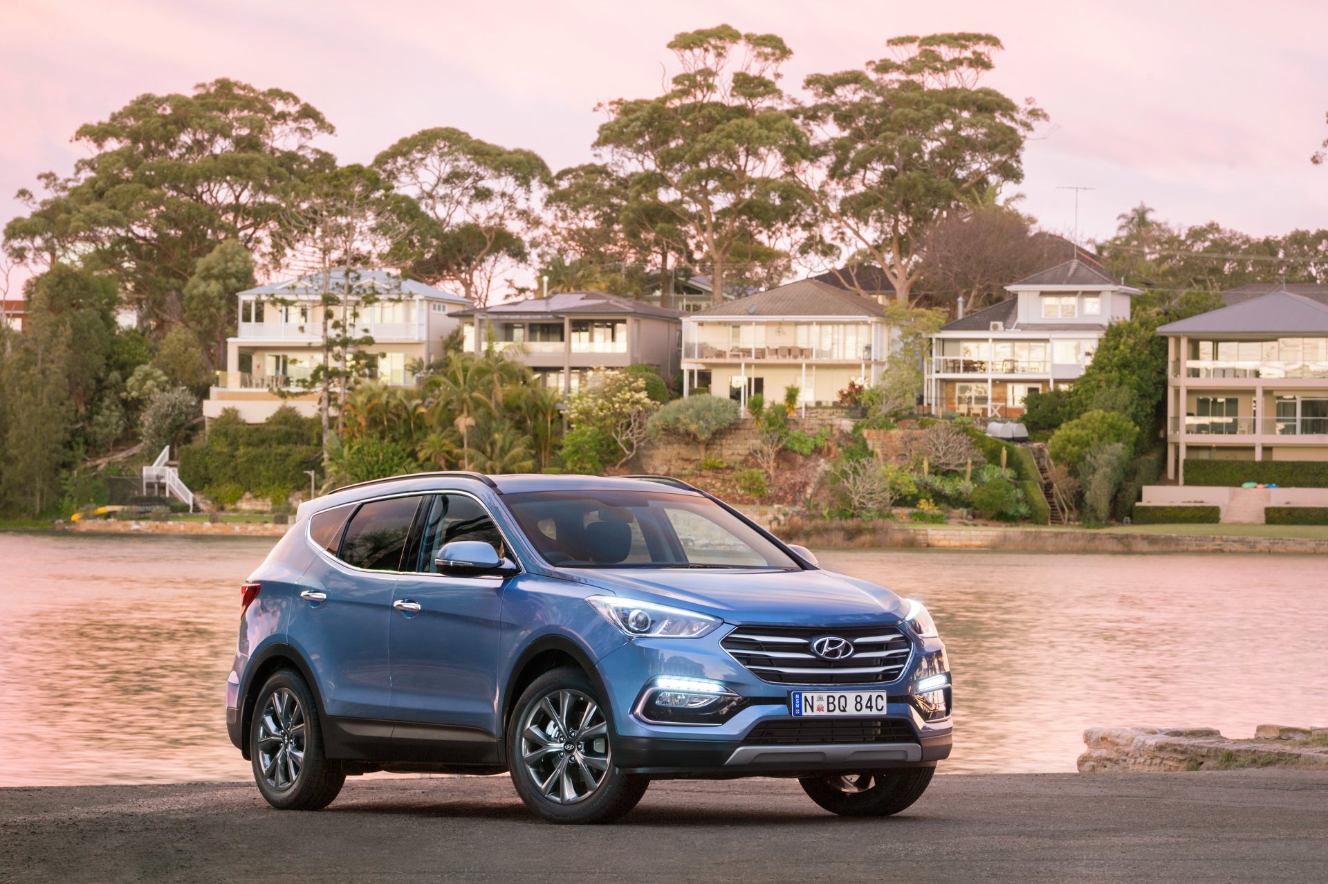 Download SUV Car Hyundai Vehicle Hyundai Santa Fe HD Wallpaper