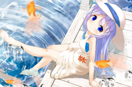 Chino Kafū Anime Is the Order a Rabbit HD Desktop Wallpaper | Background Image