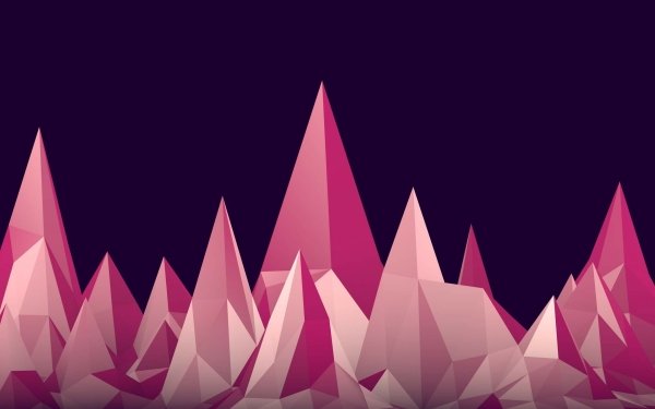 Abstract Facets Low Poly HD Wallpaper | Background Image