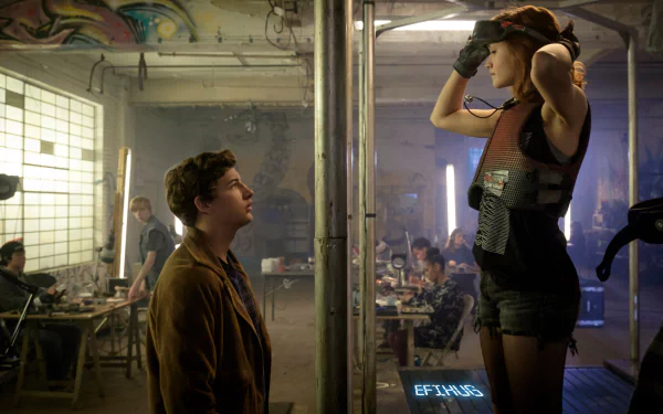 Olivia Cooke Tye Sheridan movie Ready Player One HD Desktop Wallpaper | Background Image