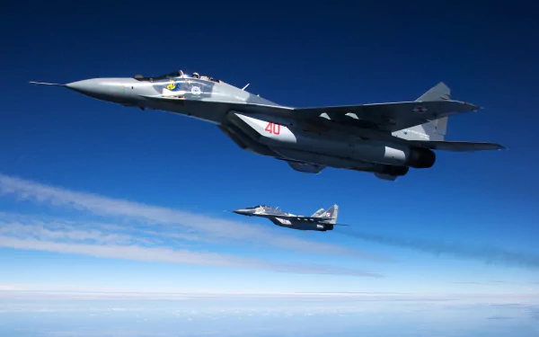 warplane aircraft jet fighter military Mikoyan MiG-29 HD Desktop Wallpaper | Background Image