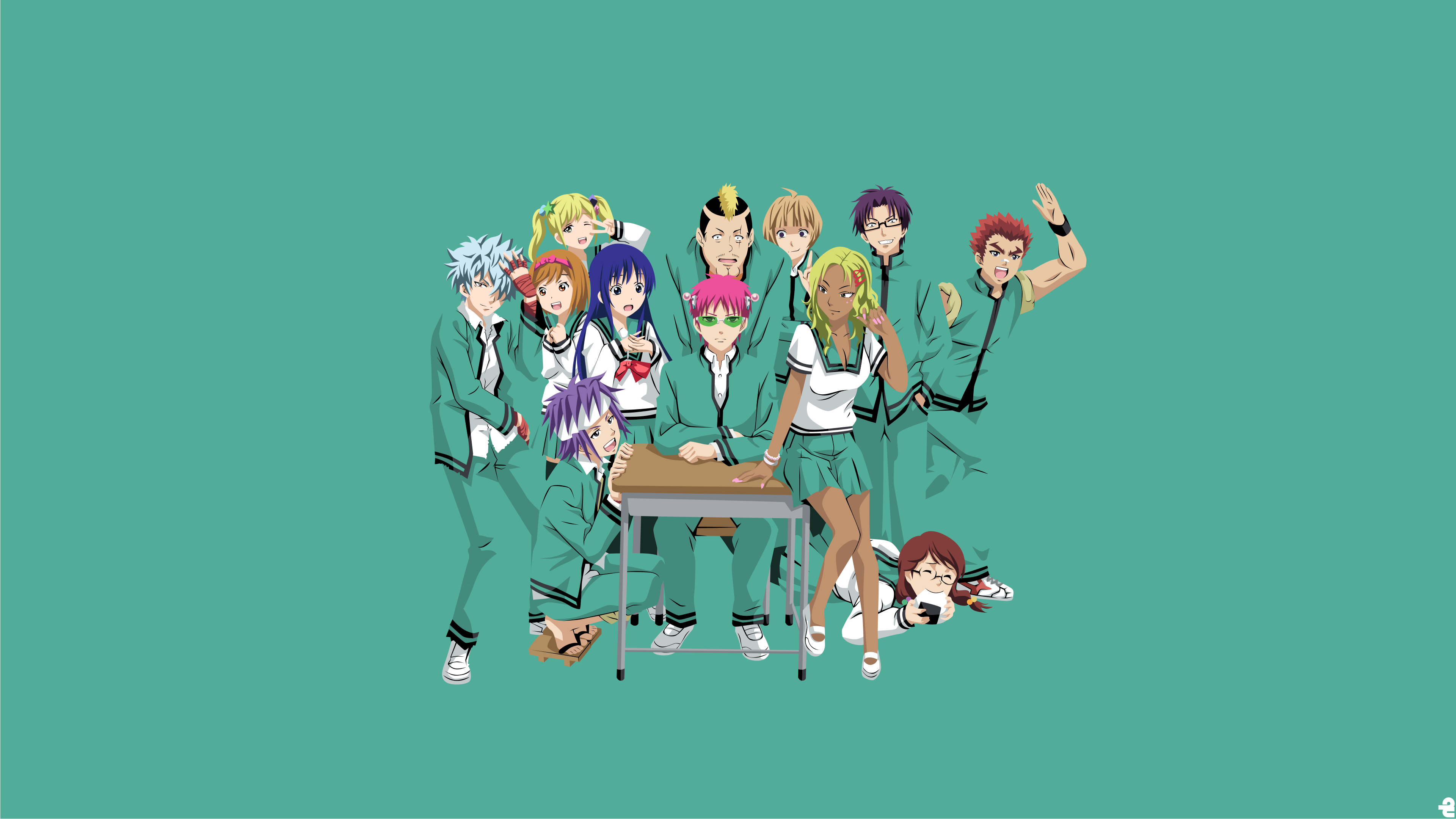 Anime The Disastrous Life of Saiki K. 4k Ultra HD Wallpaper by noerulb