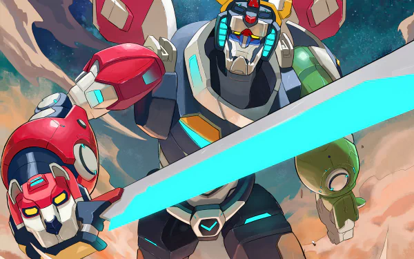 Voltron Legendary Defender sword robot Voltron TV Show HD Desktop Wallpaper | Background Image