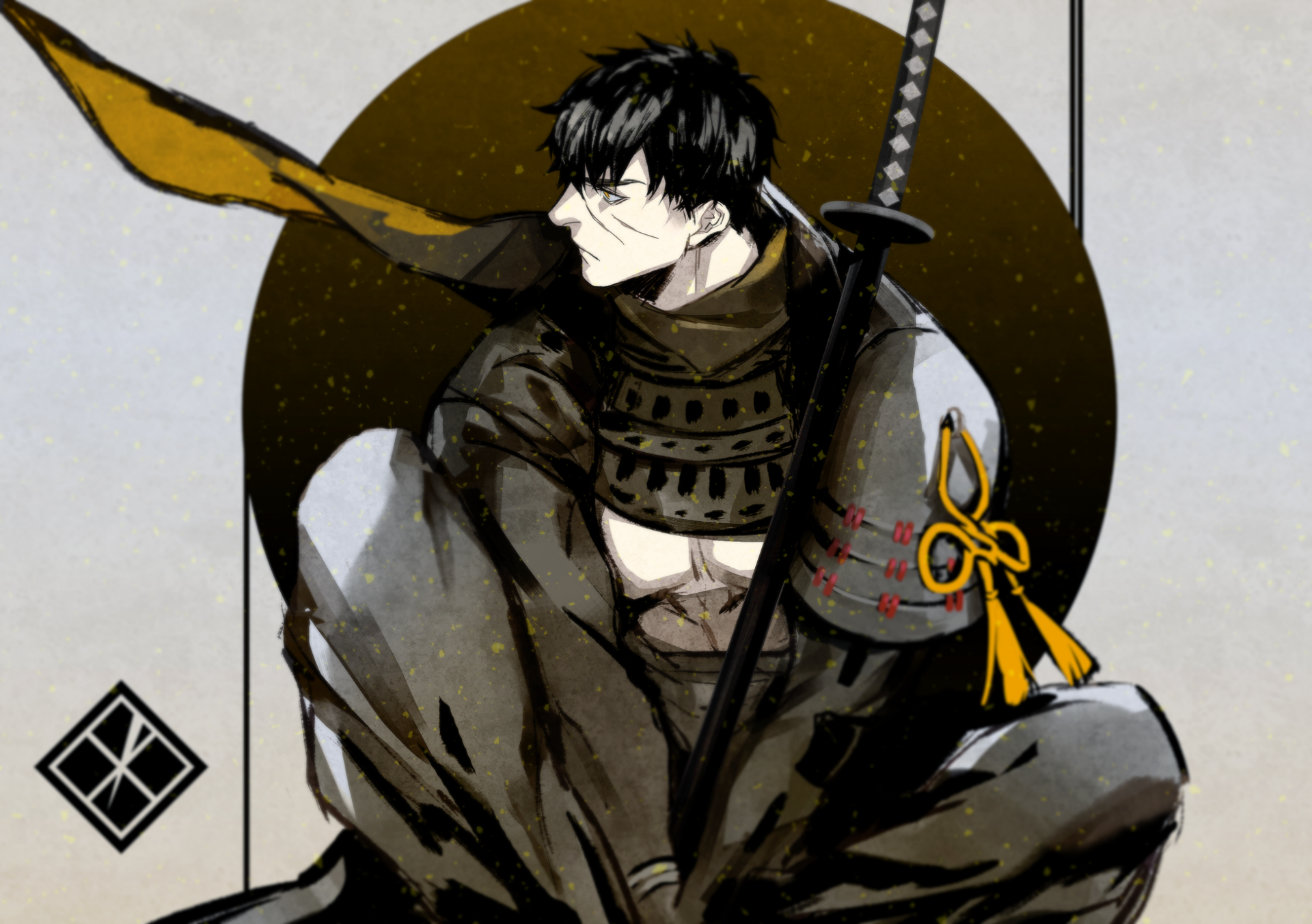 Download Doudanuki Masakuni Anime Touken Ranbu HD Wallpaper by Nanaba