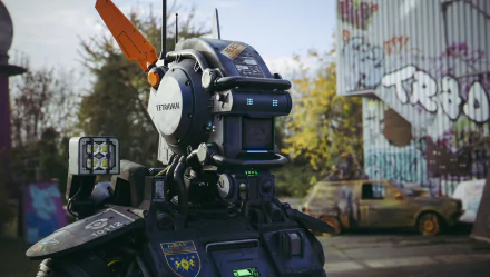  Chappie Bust Fan Art by John Olofinskiy