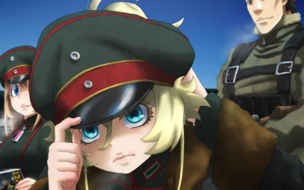 Viktoriya Ivanovna Serebryakov Tanya Degurechaff Anime The Saga of Tanya the Evil HD Desktop Wallpaper | Background Image