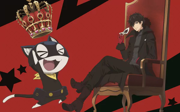Akira Kurusu Morgana (Persona) video game Persona 5 HD Desktop Wallpaper | Background Image