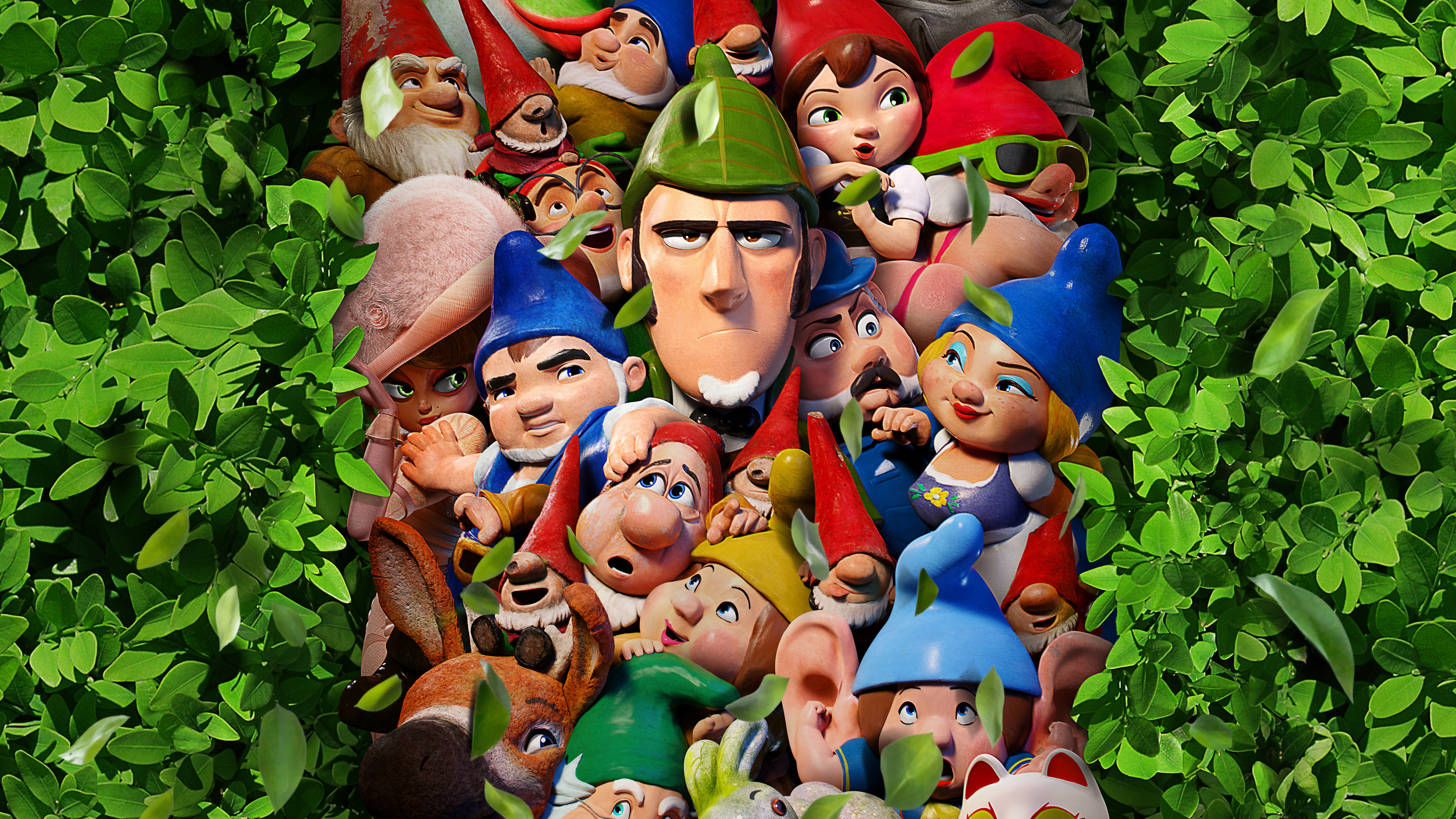 Sherlock Gnomes 8k Ultra HD Wallpaper