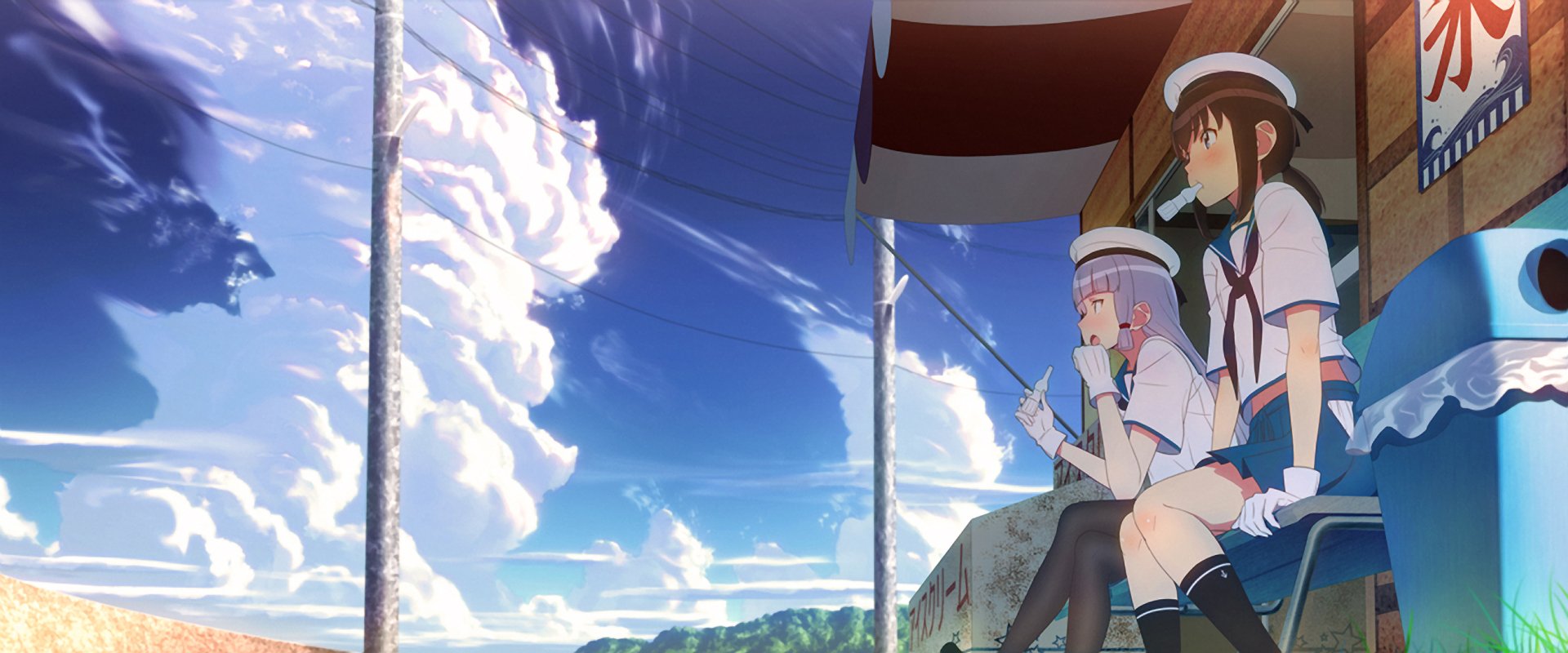 Download Fubuki (Kancolle) Murakumo (Kancolle) Anime Kantai Collection HD Wallpaper by きーくん