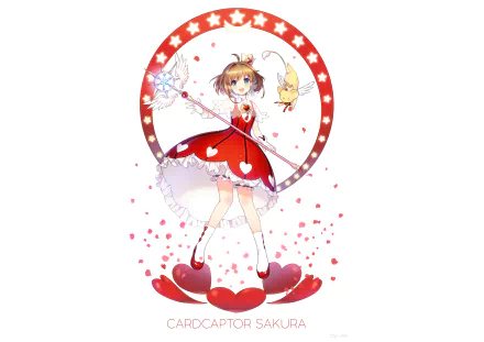 Sakura Kinomoto Keroberos (Card Captor Sakura) Anime Cardcaptor Sakura HD Desktop Wallpaper | Background Image