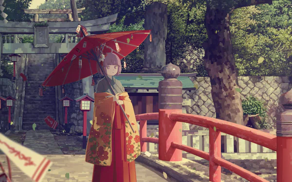 Hieda no Akyuu Anime Touhou HD Desktop Wallpaper | Background Image