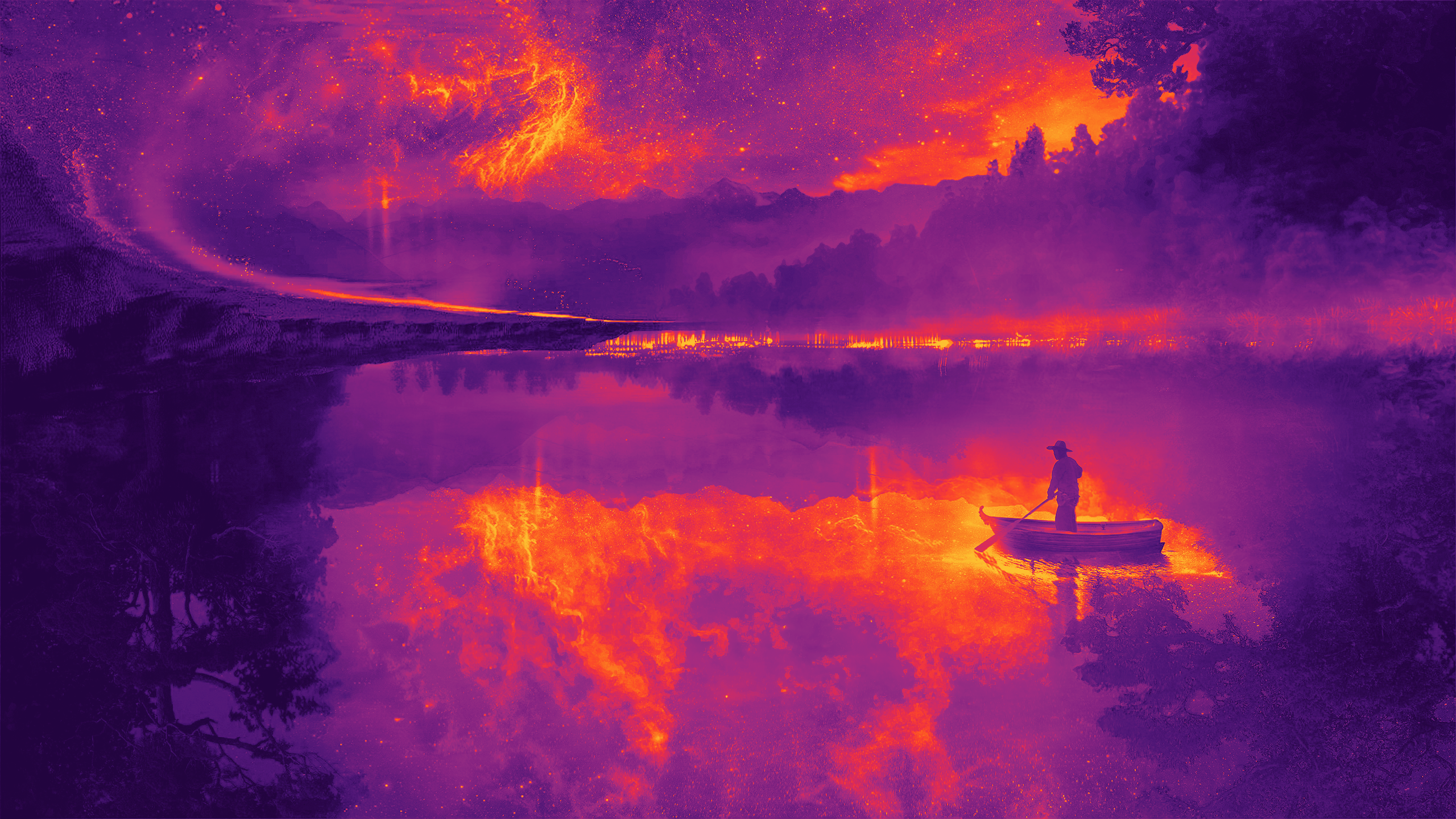 Fantasy Lake HD Wallpaper | Background Image