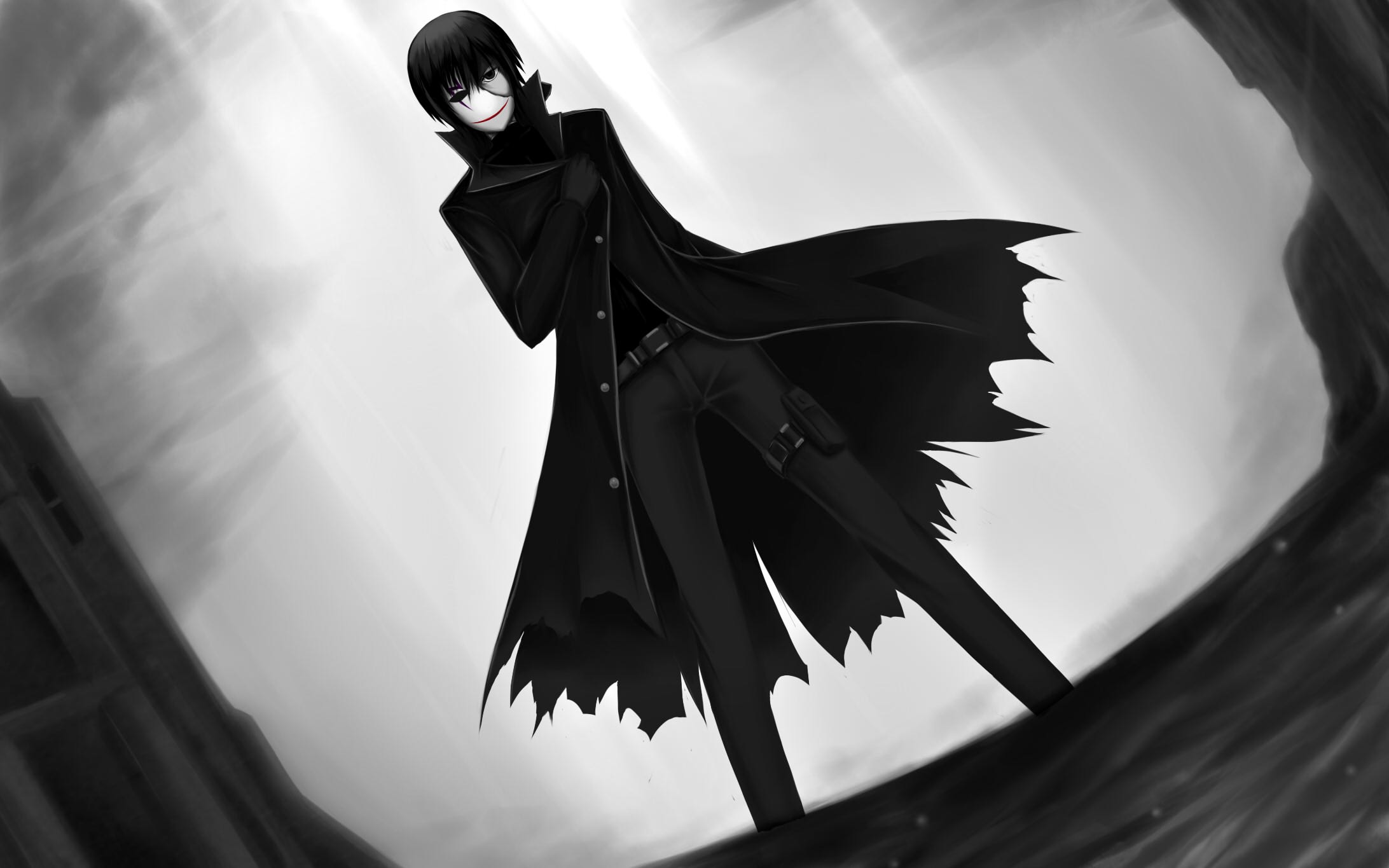 Darker Than Black Wallpaper 1366x768