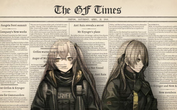 UMP40 (Girls Frontline) UMP45 (Girls Frontline) video game Girls Frontline HD Desktop Wallpaper | Background Image