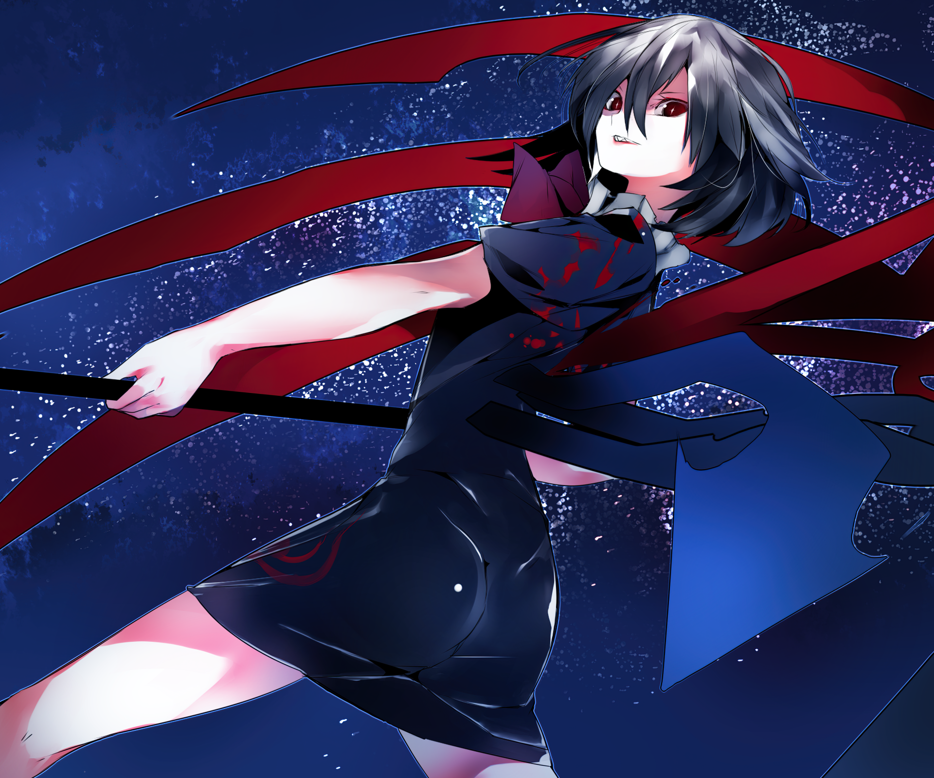 Download Nue Houjuu Anime Touhou HD Wallpaper by いくらうに