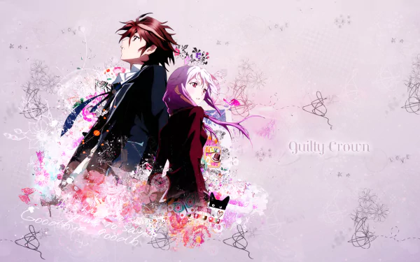 Shu Ouma Inori Yuzuriha Anime Guilty Crown HD Desktop Wallpaper | Background Image