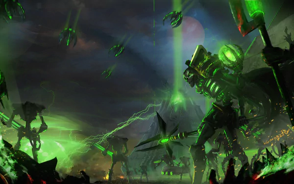 warrior beam creature video game Warhammer 40k HD Desktop Wallpaper | Background Image
